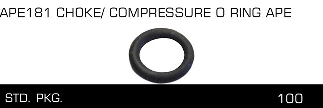 APE181 CHOKE COMPRESSURE O RING APE APE181 CHOKE COMPRESSURE O RING APE